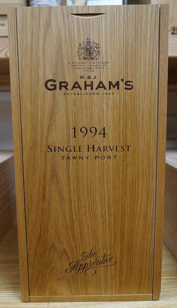 A wood boxed Jéroboam of Grahams 1994 Single Harvest Port. Condition - good